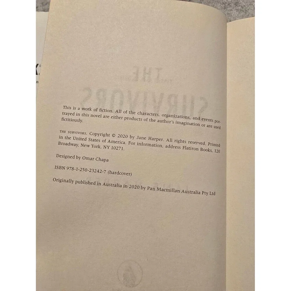The Survivors by Jane Harper Hardcover